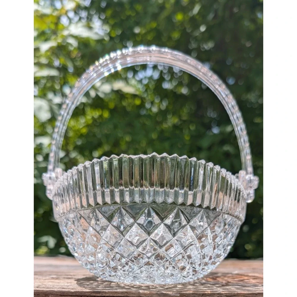 Mikasa Lead Crystal Basket 9